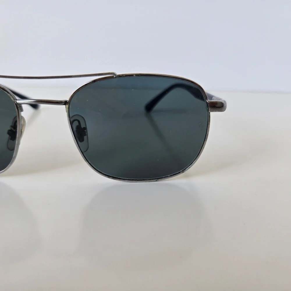 Ray-Ban Gunmetal Frame Sunglasses Blue Lens - Picture 6 of 13